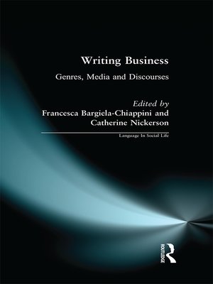 cover image of Writing Business